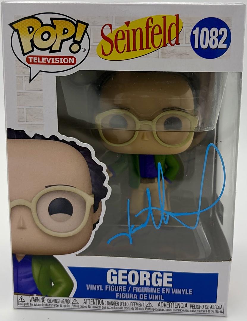 Jason Alexander signed "George" Funko #1082 (Seinfeld) - Pristine COA