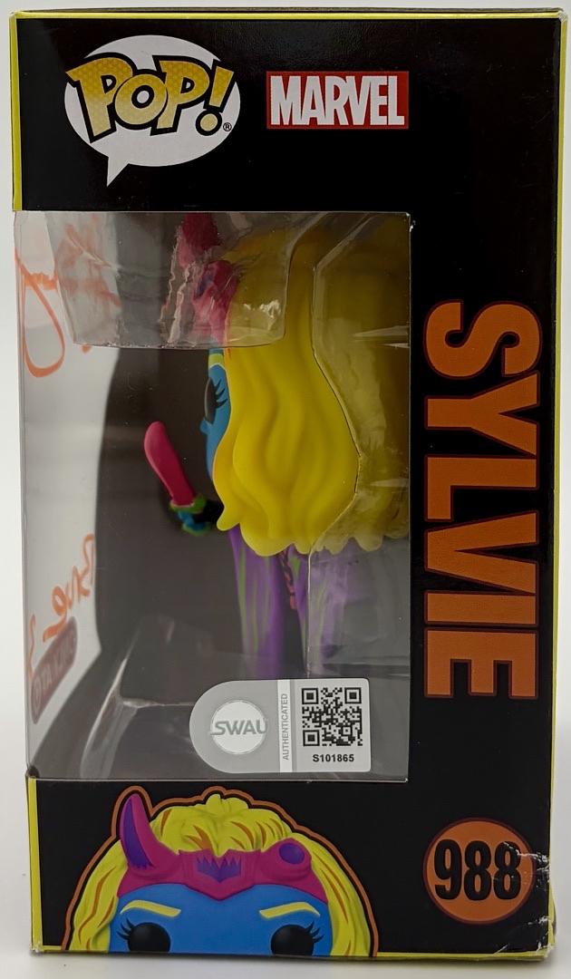 Jake Busey signed "Sylvie" Funko #988 (Loki) - SWAU COA