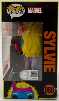 Jake Busey signed "Sylvie" Funko #988 (Loki) - SWAU COA