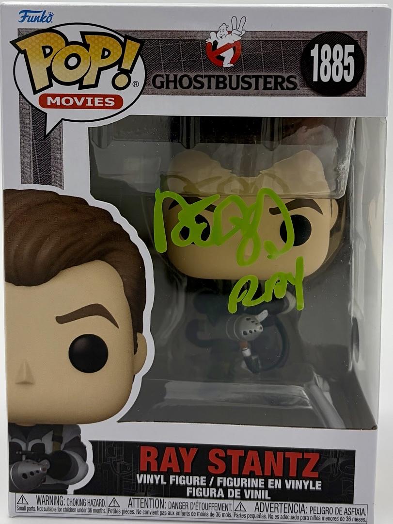 Dan Akroyd signed "Ray Stanz" Funko #1885 (Ghostbusters) w/character name - Beckett COA