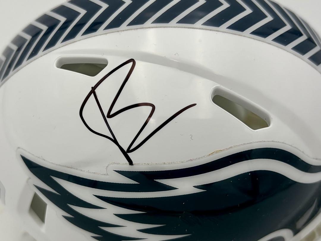 Bradley Cooper signed Eagles mini-helmet - Beckett COA