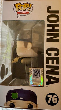 John Cena signed Funko #76 WWF - Official Pix COA