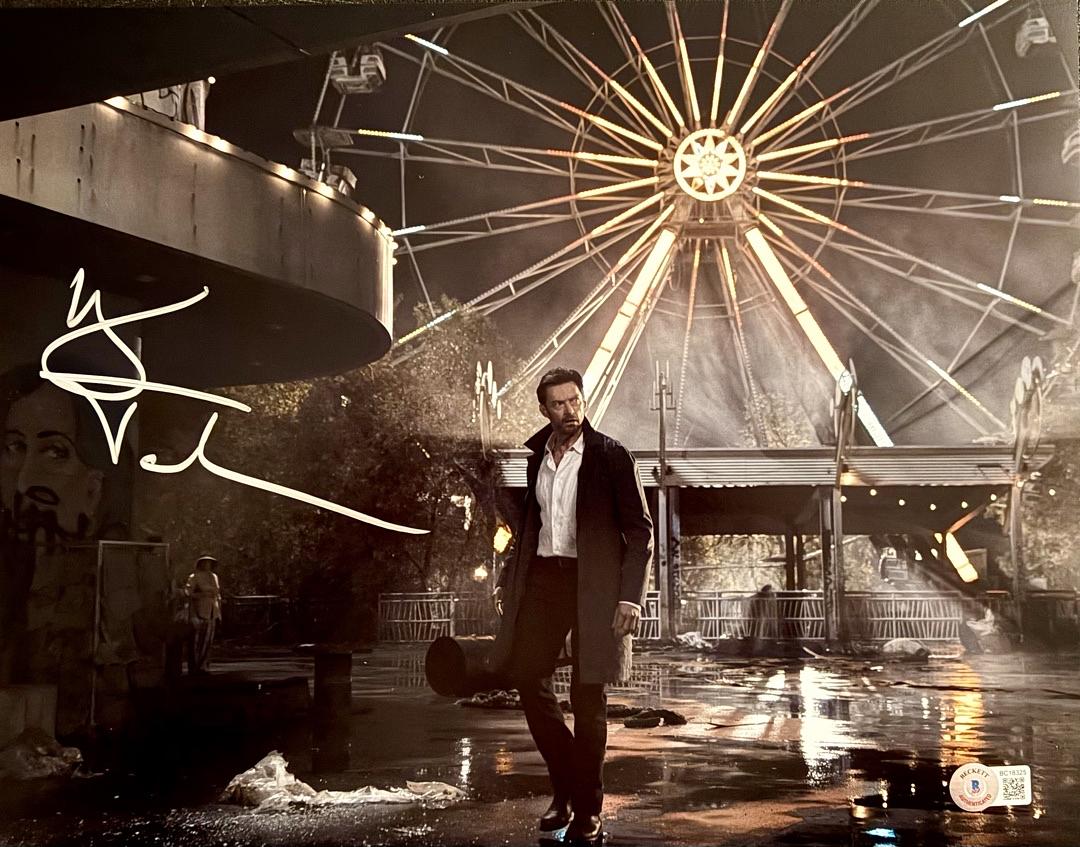 Hugh Jackman signed 11x14 (Wolverine) - Beckett COA