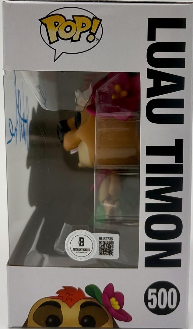 Nathan Lane signed "Luau Timon" Funko #500 - Beckett COA