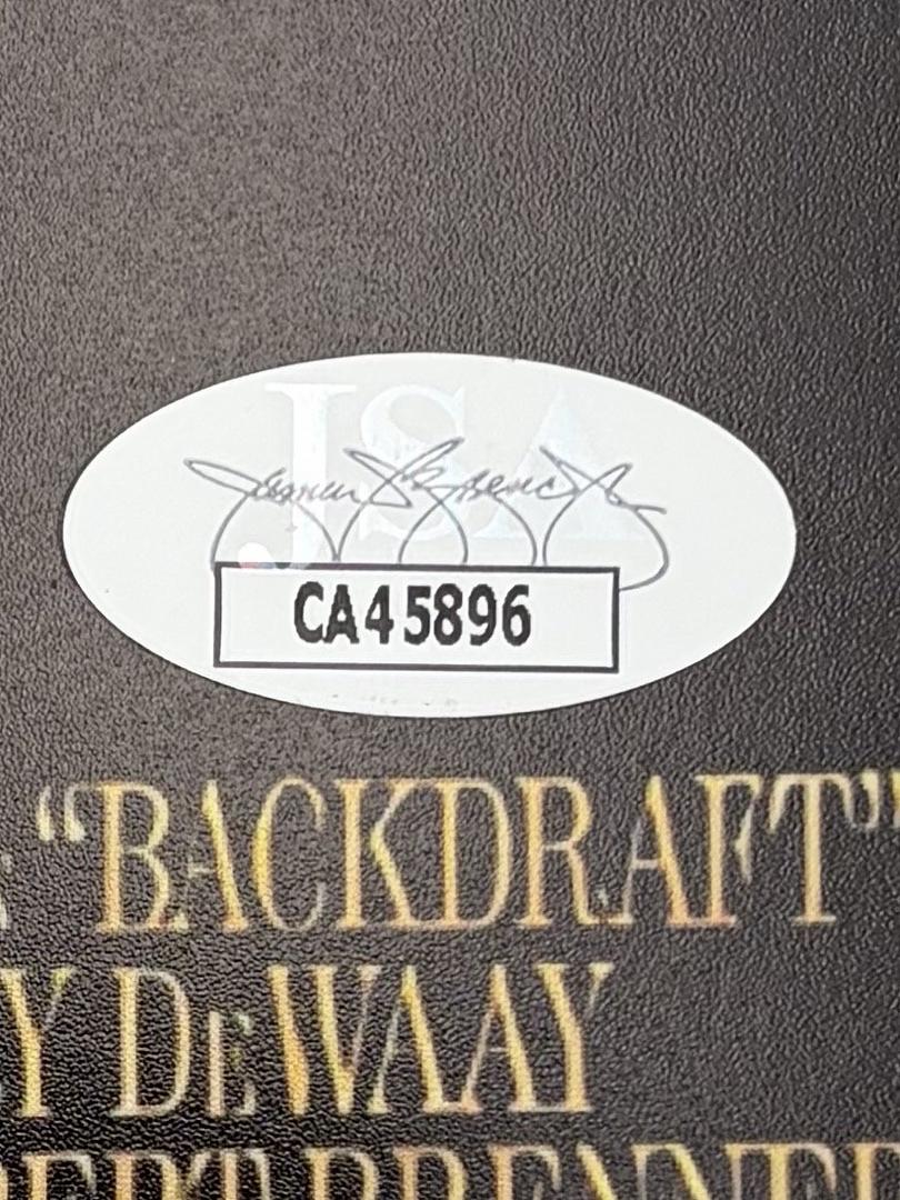 Ron Howard signed 11x17 "Backdraft" mini-poster - JSA COA