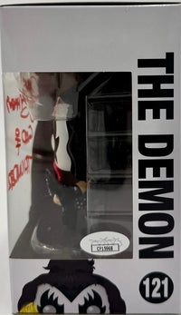 Gene Simmons (KISS) signed Funko Pop #121 w/inscription - JSA COA