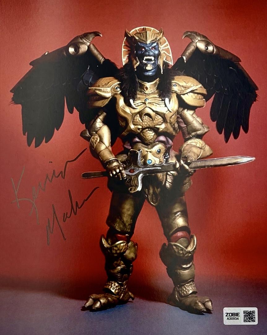 Kerrigan Mahan signed 8x10 (Power Rangers) - Zobie Productions COA