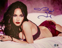 Megan Fox sexy signed 11x14 - Beckett COA