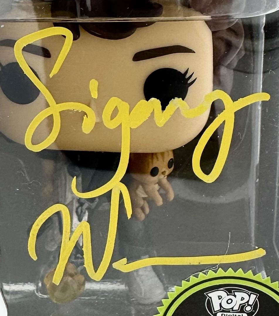 Sigourney Weaver Signed Funko Pop #347 Ripley w/Flamethrower