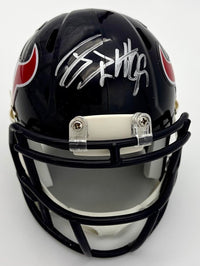 J.J. Watt signed Texans mini-helmet - JSA COA