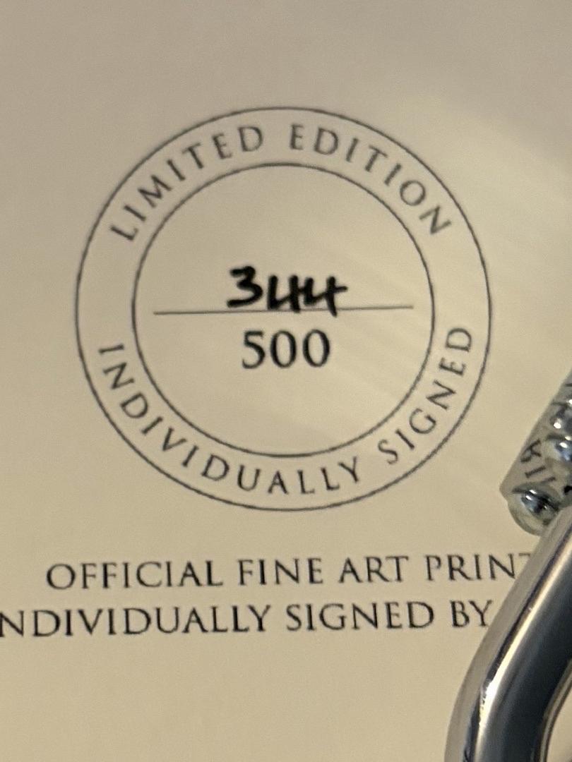 Cher 33x23 limited edition signed lithograph - Original Memorabilia Private Signing