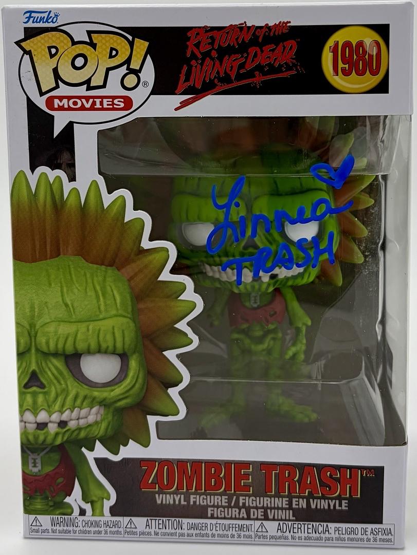 Linnea Quigley signed "Zombie Trash" Funko #1980 (Return of the Living Dead) - Zobie COA