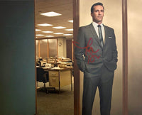 Jon Hamm Signed 8x10 Photo (Mad Men) - SWAU COA