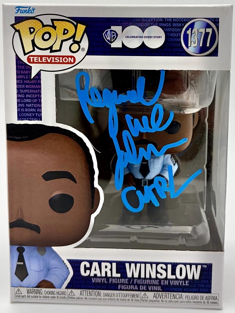 Reginald VelJohnson signed "Carl Winslow" Funko Pop #1377 (Family Matters) - Beckett COA