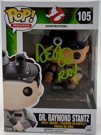 Dan Akroyd signed "Ray Stanz" Funko #105 w/character name (Ghostbusters) - Beckett COA