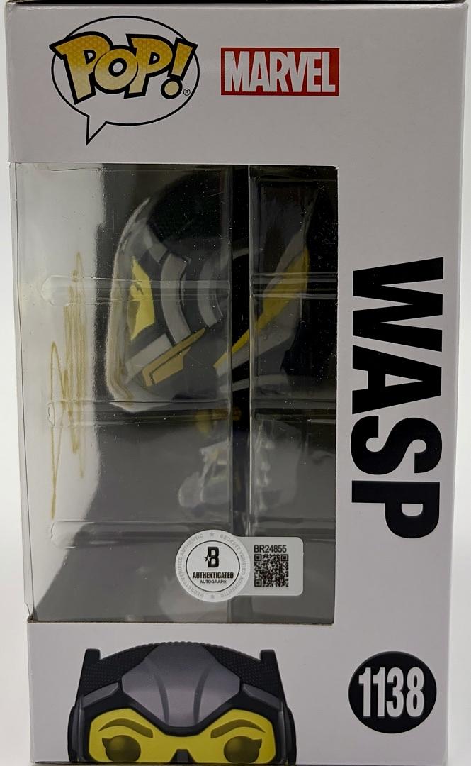 Evangeline Lilly Signed Funko Pop #1138 Wasp Ant-Man - Beckett COA