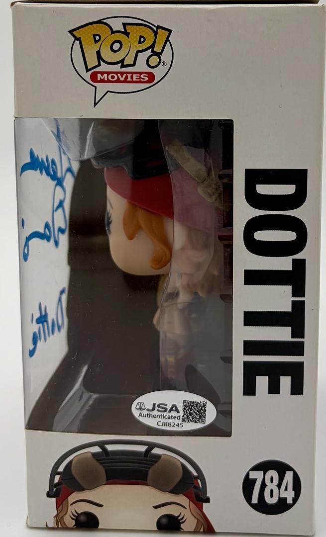 Geena Davis Signed Funko Pop #784 "Dottie" (A League Of Their Own) w/character name - JSA COA