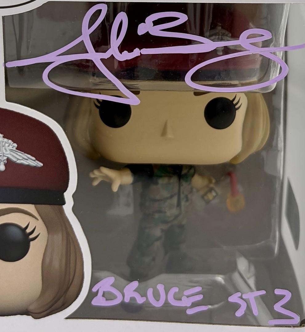 Jake Busey signed "Robin" Funko #1461 (Stranger Things) - SWAU COA