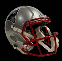 Drake Maye Signed Patriots Full Size Authentic Helmet  - Fanatics COA