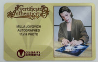 Milla Jovovich Signed 11x14 Photo (Ultraviolet) - Celebrity Authentics