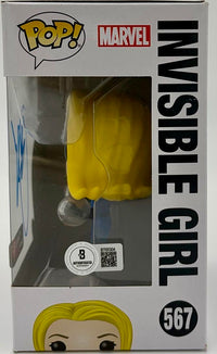 Jessica Alba Signed Funko Pop #567 Invisible Girl Sue Storm (Fantastic Four)  - Beckett COA