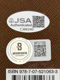 Alec Baldwin & Geena Davis signed "Handbook for the Recently Deceased" (Beetlejuice)-JSA & Beckett COA