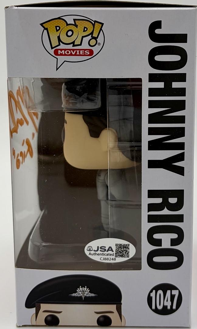 Casper VanDien signed "Johnny Rico" Funko #1047 (Starship Troopers) - JSA COA
