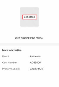 Zac Efron signed "Phillip Carlyle" signed Funko #828 (The Greatest Showman) - PSA COA