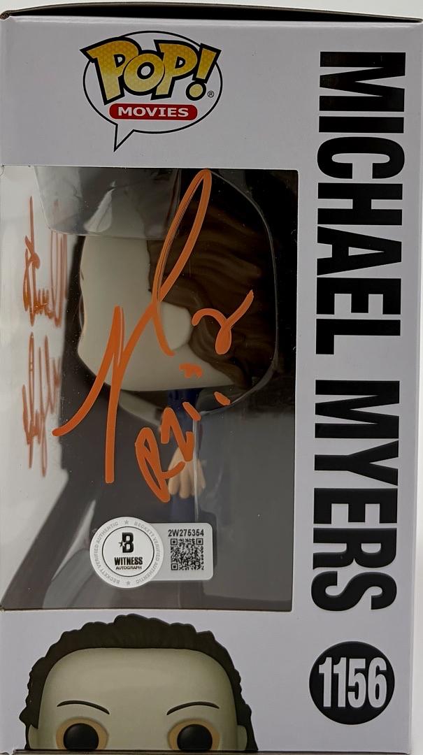 Nick Castle & Tyler Mane Signed Funko #1156 "Michael Myers" (Halloween) - Beckett & JSA COA