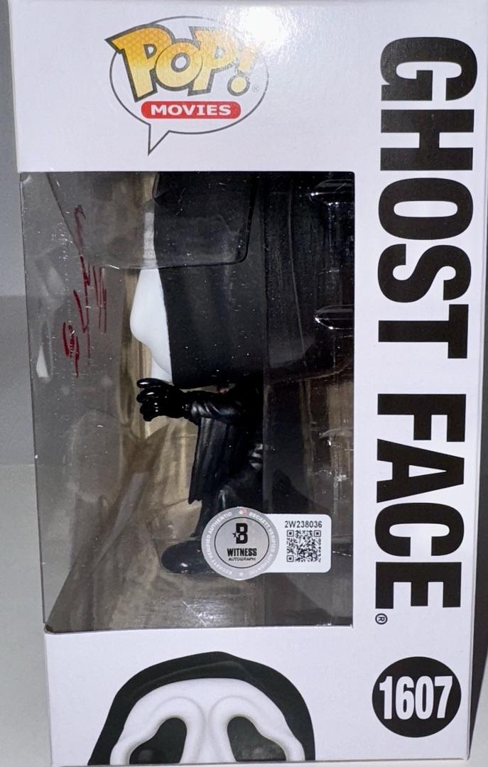 Matthew Lillard Skeet Ulrich signed "Ghost Face" Funko #1607 (Scream) - Beckett