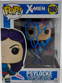 Olivia Munn Signed Funko Pop #180 Psylocke X-Men - Beckett COA