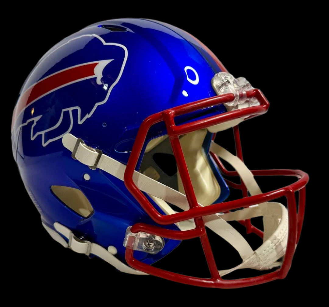 Josh Allen Signed Full Size Authentic On-Field Flash Buffalo Bills Helmet - Beckett COA