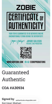 Kerrigan Mahan signed 8x10 (Power Rangers) - Zobie Productions COA