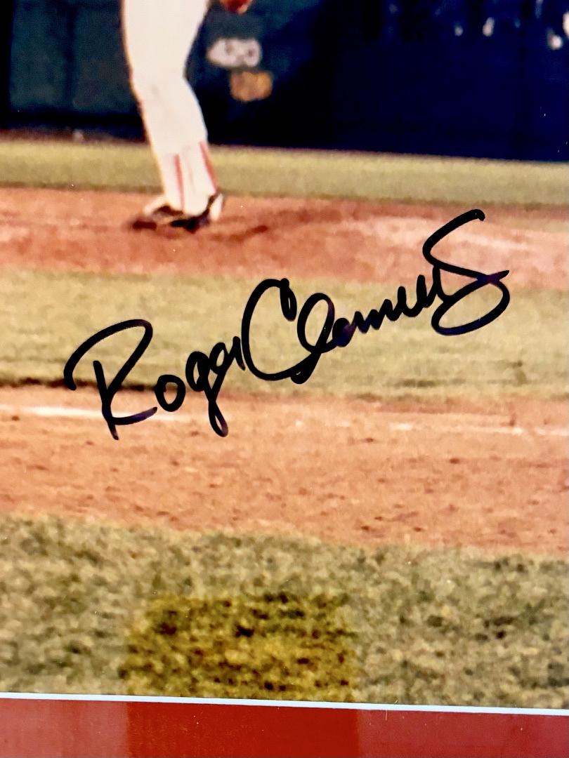 Roger Clemens 20x30 signed, framed limited edition (282/999) lithograph of 20 Strikeout Game - PSA COA RESEARCH