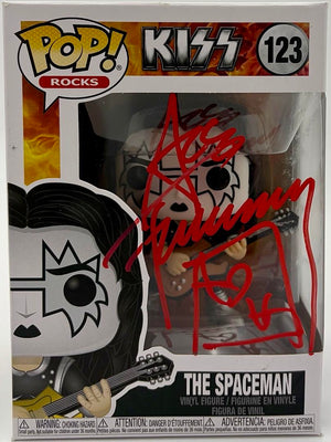 Ace Frehley Signed Funko Pop #123 "The Spaceman" (KISS) - ACOA COA