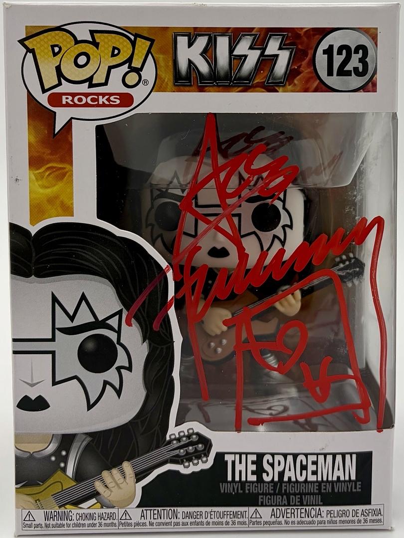 Ace Frehley Signed Funko Pop #123 "The Spaceman" (KISS) - ACOA COA
