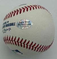 Rick Burleson signed baseball (Red Sox) w/"Rooster" inscription - Sure Shot Promotions