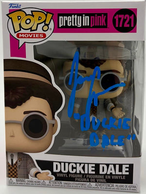 Jon Cryer signed "Duckie Dale" Funko #1721 w/character name (Pretty in Pink) - Beckett COA