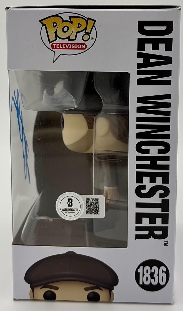 Jensen Ackles signed "Dean Winchester" Funko #1836 (Supernatural) - Beckett COA