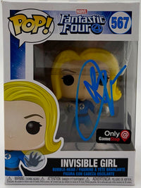 Jessica Alba Signed Funko Pop #567 Invisible Girl Sue Storm (Fantastic Four)  - Beckett COA