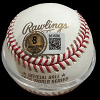 Jim Lonborg Signed 2018 World Series Baseball w/Cy Young Inscription - Beckett COA