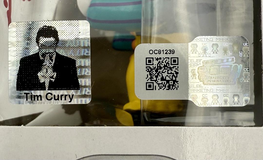 Tim Curry Signed Funko Pop #55 "Pennywise" (IT) - OC Celebrity Marketing COA