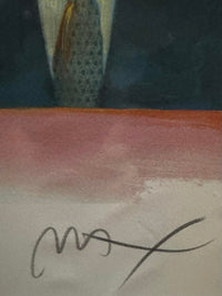 Peter Max signed George and Barbara Bush 18x24 limited edition 32/100 framed (22x29) lithograph - Max Studio Authenticated