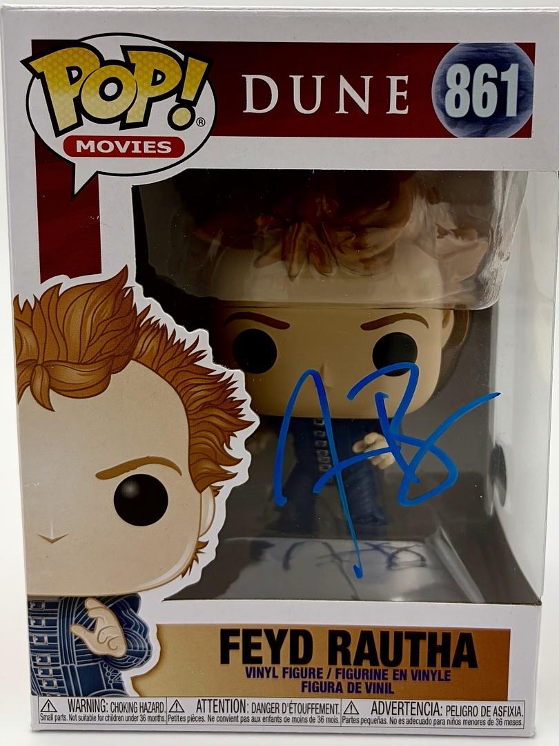 Austin Butler signed "Feed Rautha" Funko #861 (Dune) - Beckett COA