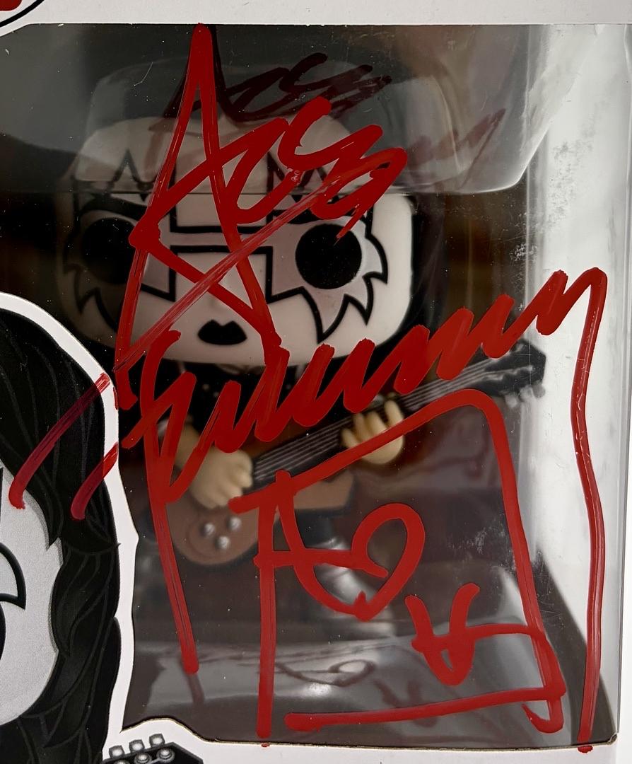 Ace Frehley Signed Funko Pop #123 "The Spaceman" (KISS) - ACOA COA