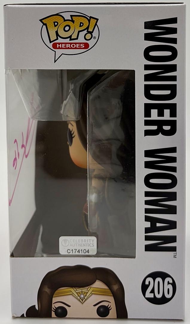 Gal Gadot Signed Funko Pop #206 Wonder Woman - Celebrity Authentics COA