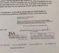 George Bush Signed Vice President Seal Card - JSA COA w/full letter of authenticity