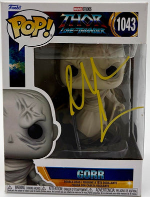 Christian Bale Signed Funko Pop #1043 Gorr (Thor Love & Thunder) - Beckett COA
