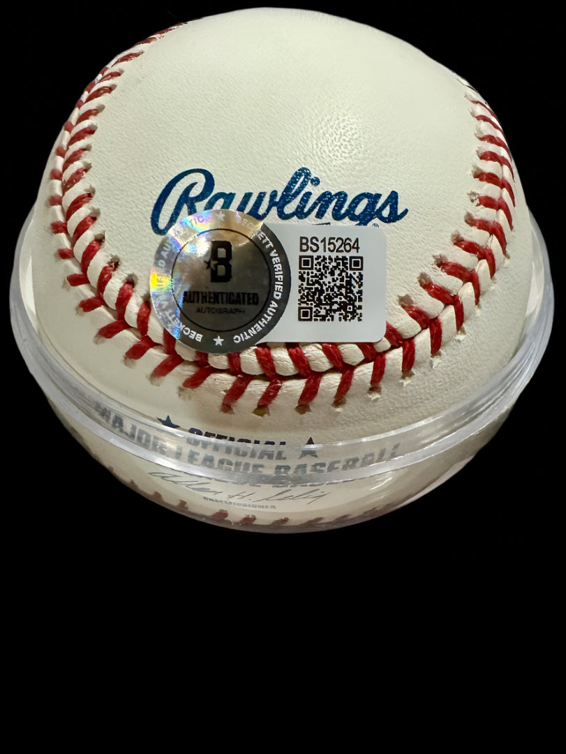 Trot Nixon signed ROMLB - Beckett COA