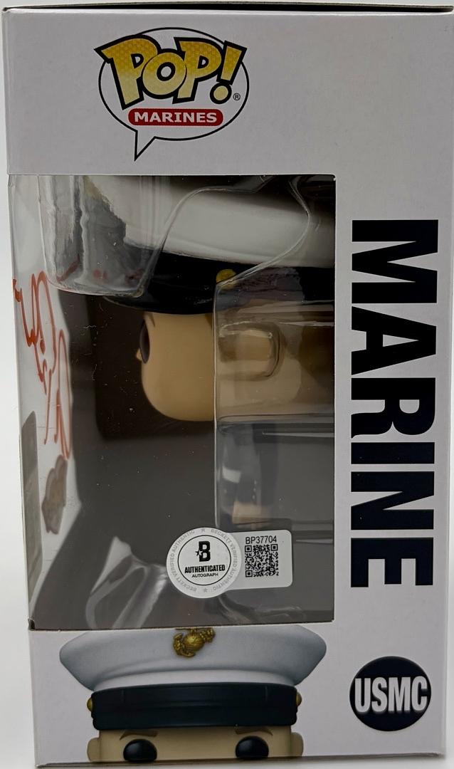 Alec Baldwin signed U.S. Marines Funko (USMC) w/ Lt. Ryan inscription - Beckett COA *RARE*